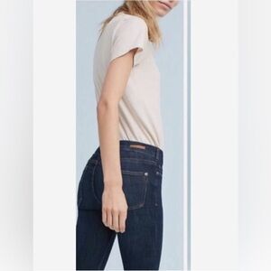 Anthropologie Pilcro And The Letterpress High Rise Denim Legging in Dark Wash